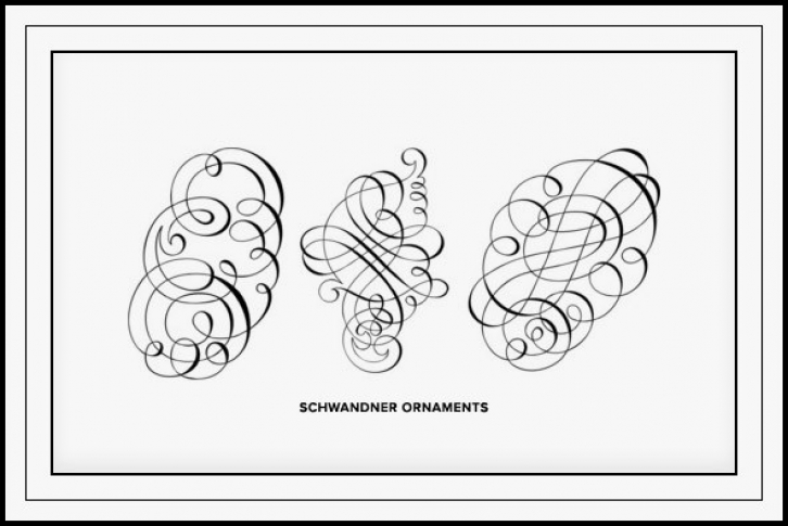 Schwandner Ornaments Font Download