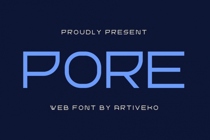 Pore Web Font Font Download