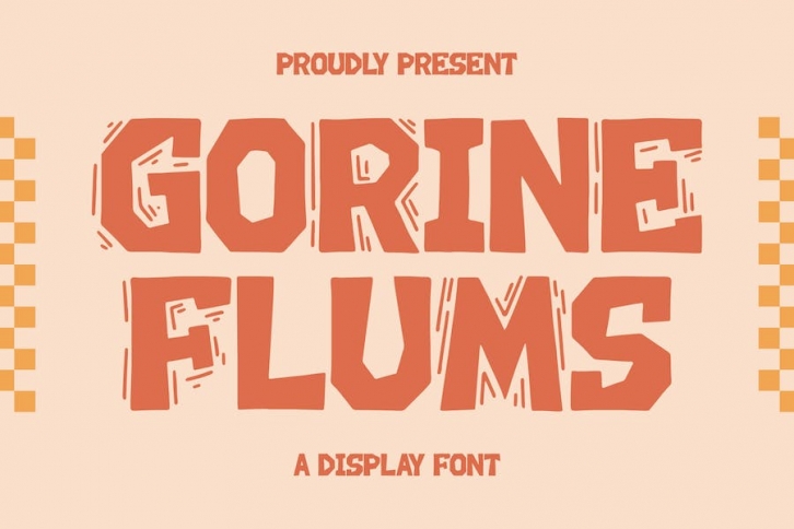 Gorine Flums A Display Font Font Download