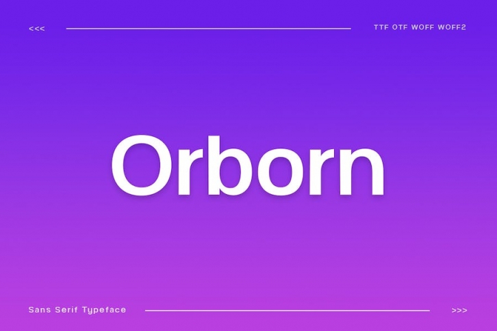 Orborn Font Download