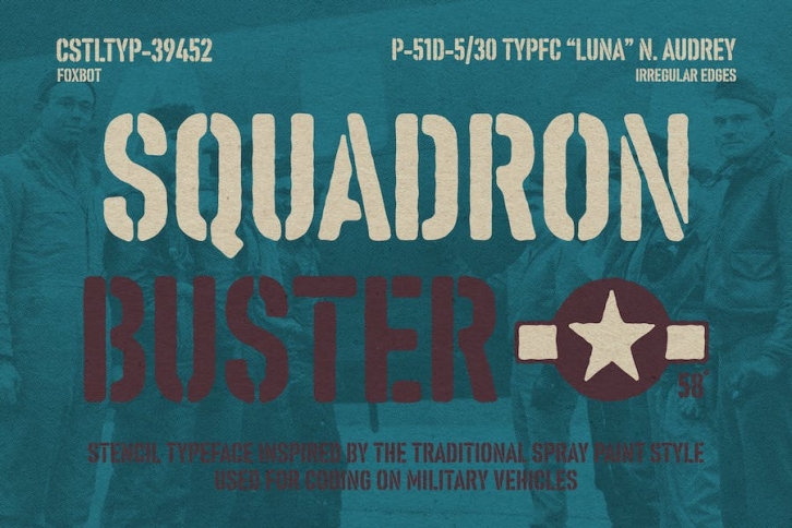 Squadron Buster Font Download