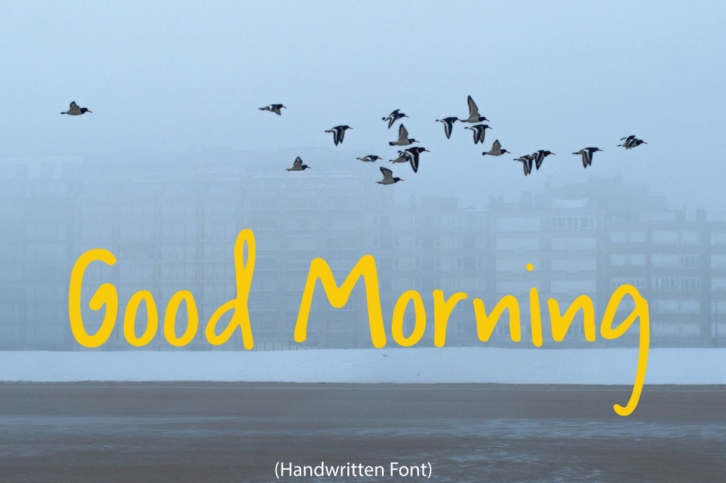 Good Morning Font Download