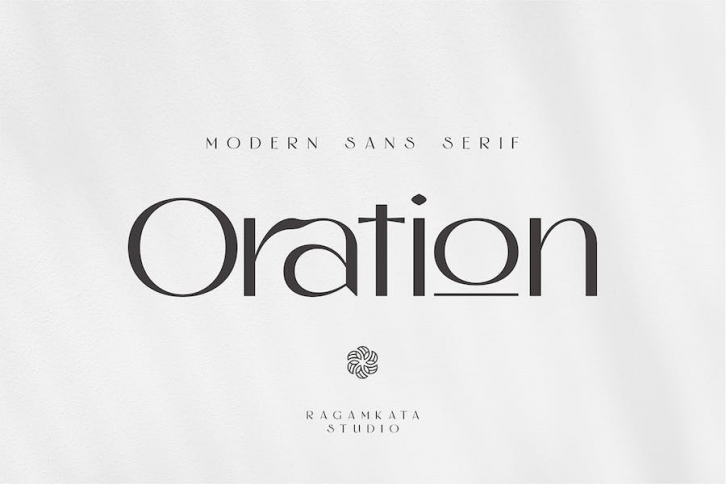 Oration - Beauty Product Typeface Font Download