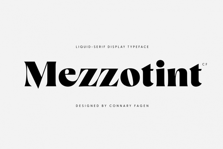 Mezzotint CF Font Download