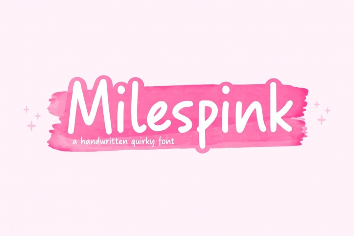 Milespink Font Download