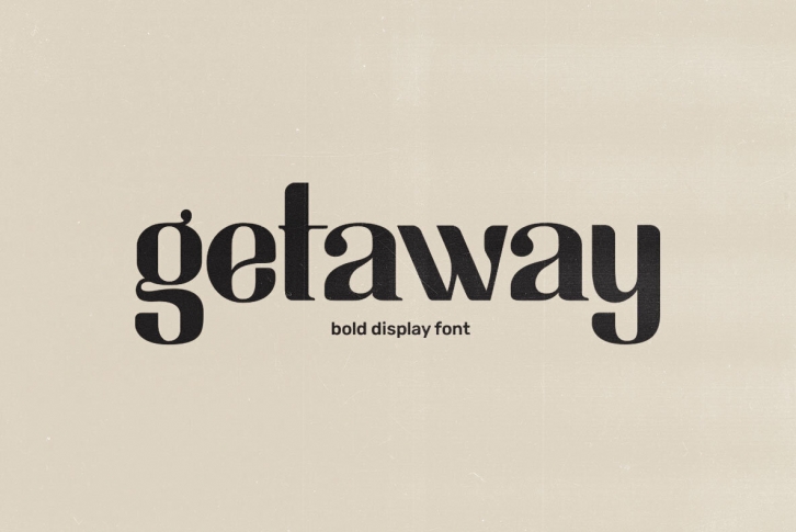 Getaway Font Download