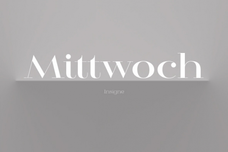 Mittwoch Font Download