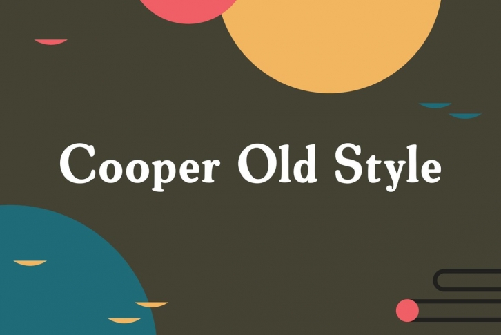 Cooper Old Style Font Download