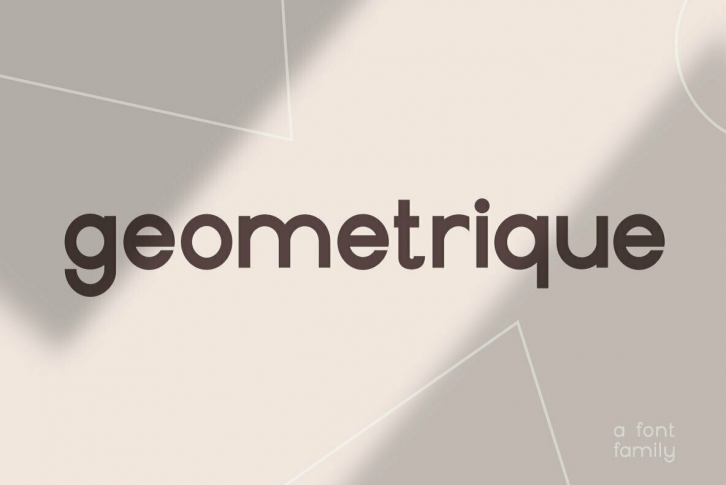 Geometrique Font Download