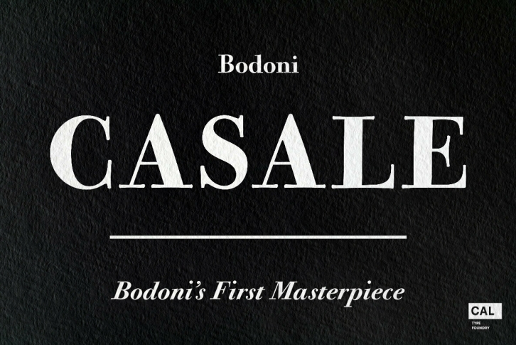 Bodoni Casale Font Download