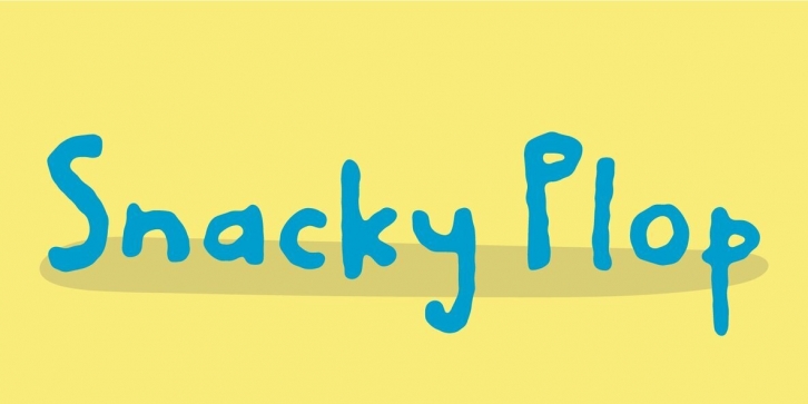 Snacky Plop Font Download