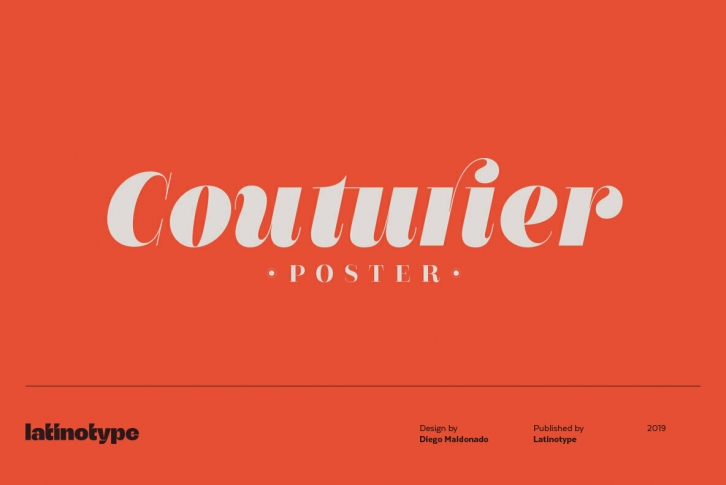 Couturier Poster Font Download