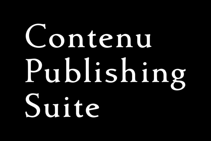 Contenu Publishing Suite Font Download