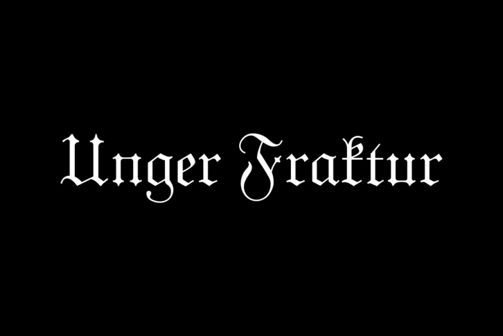 Unger Fraktur Font Download