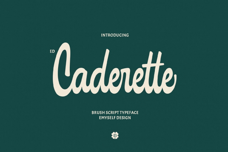 ED Caderette Font Download