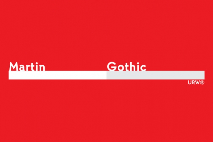 Martin Gothic Font Download