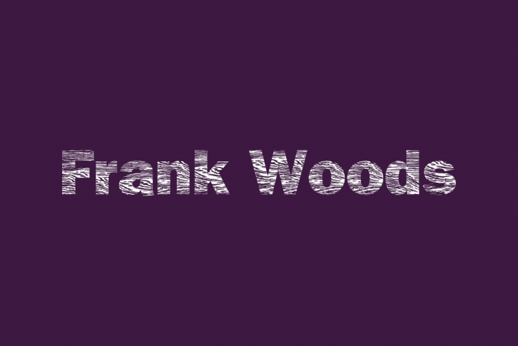 Frank Woods Font Download