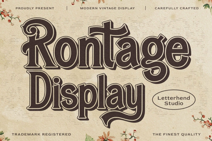 Rontage Font Download