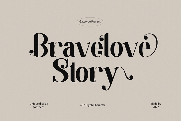 Brave love Font Download