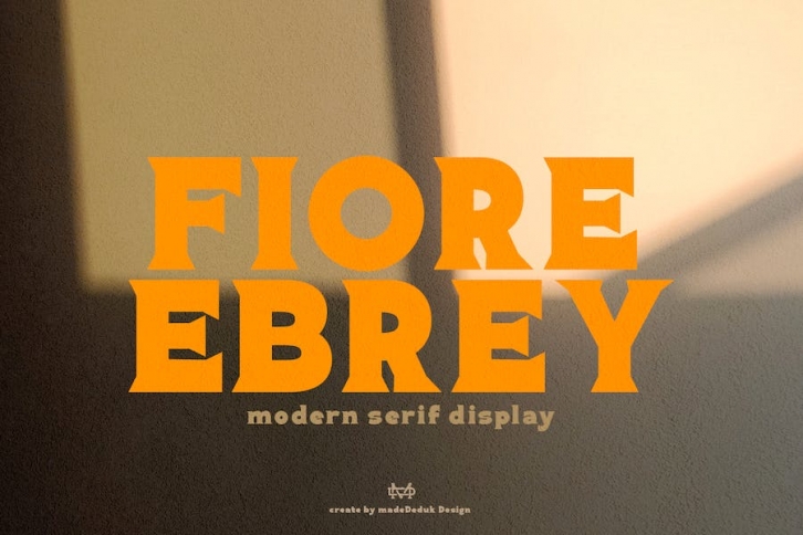 Fiore Ebrey - Display Font Font Download