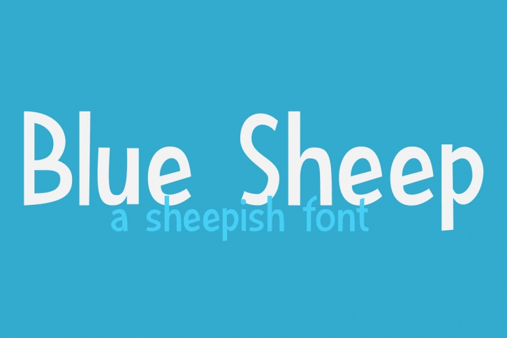 Blue Sheep Font Download