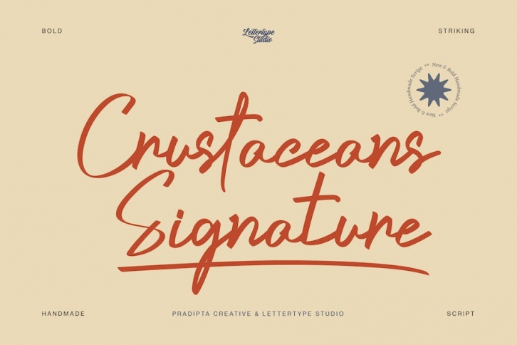 Crustaceans Signature Font Download