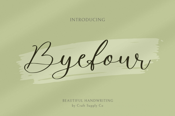 Byefour Font Download