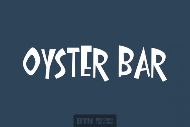 Oyster Bar Font Download