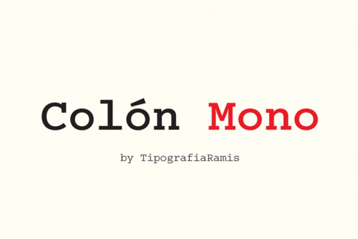 Colon Mono Font Download