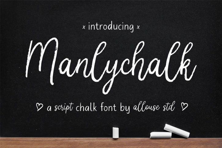 Manlychalk Font Download