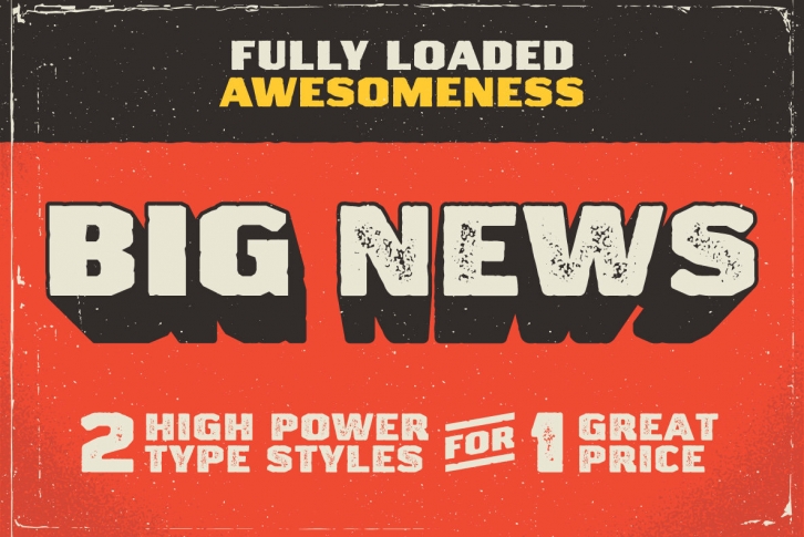 Big News I  II Font Download