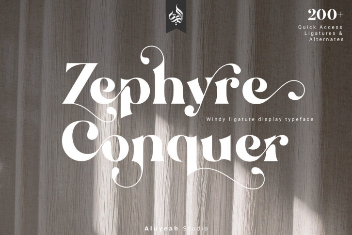 Zephyre Conquer Font Download