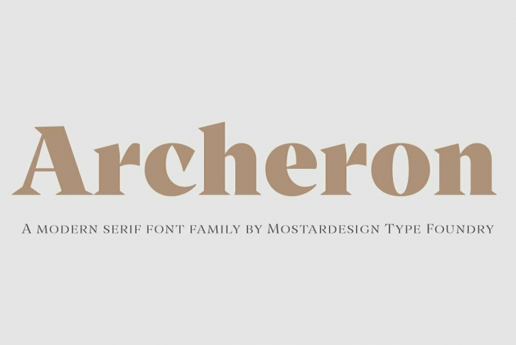 Archeron Pro Font Download