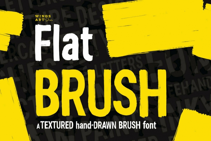 Flat Brush Font Download