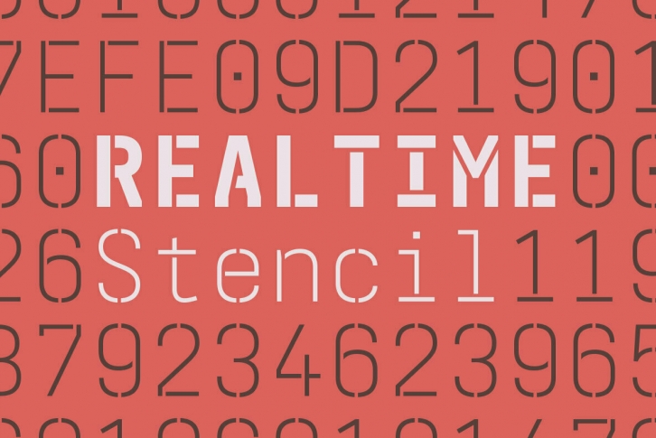 Realtime Stencil Font Download