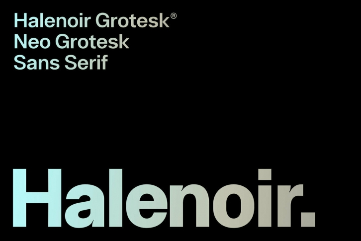 Halenoir Compact Font Download