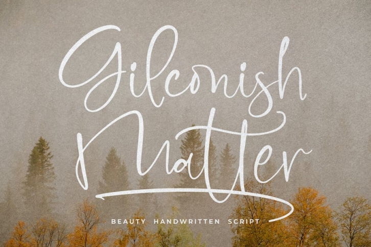 Gilconish Matter Handwritten Font Font Download