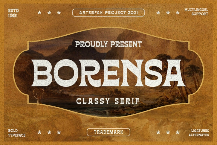 Borensa Font Download