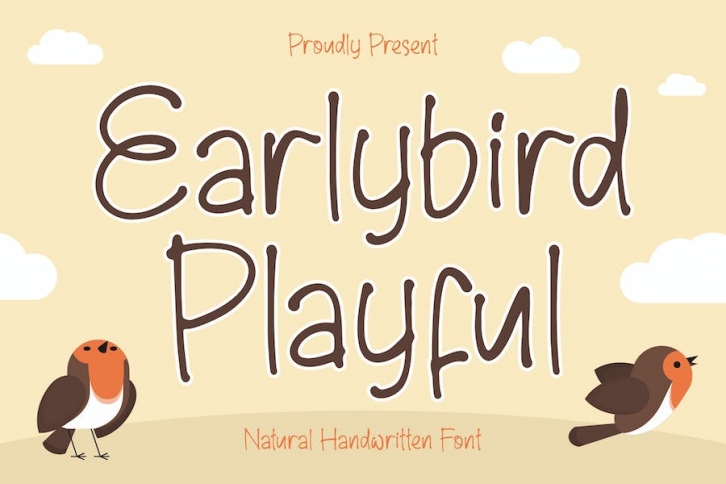 Earlybird Playful Natural Handwritten Font Font Download