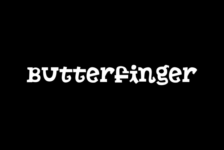 ButterFinger Font Download