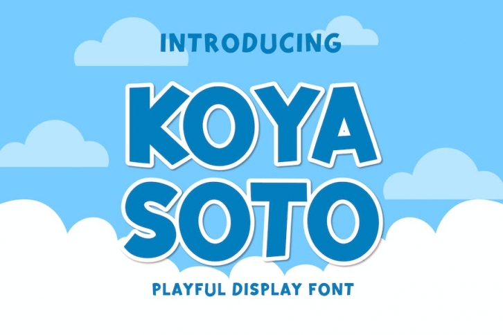 Koya Soto Playful Display Font Font Download