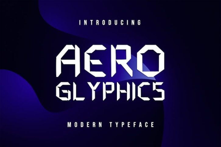 Aero Glyphics Futuristic Font Font Download