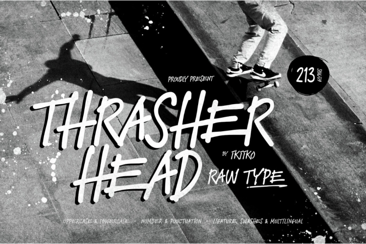 Thrasher Head Font Download