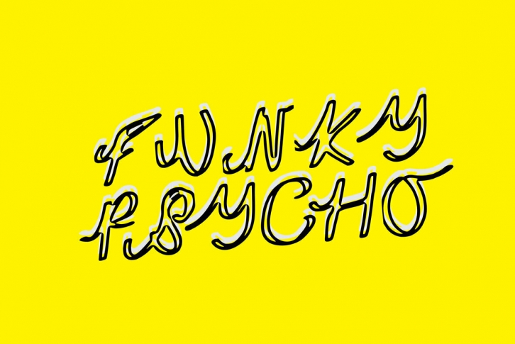 Funky Psycho Font Download