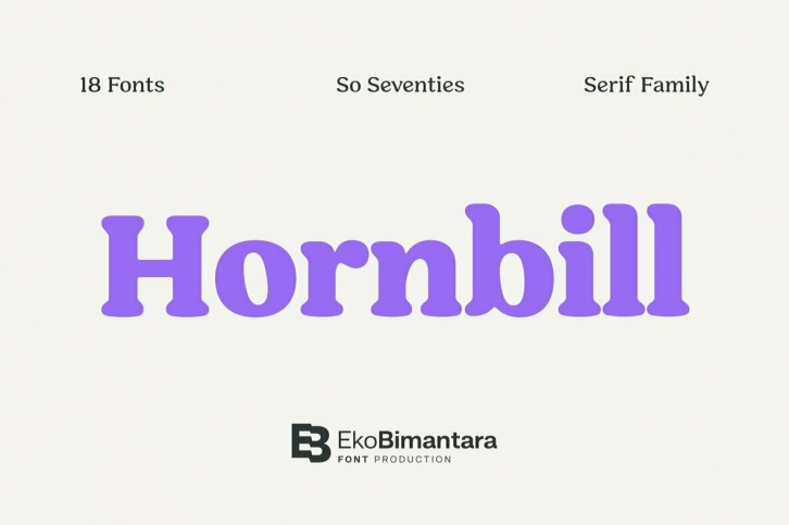 Hornbill Font Download