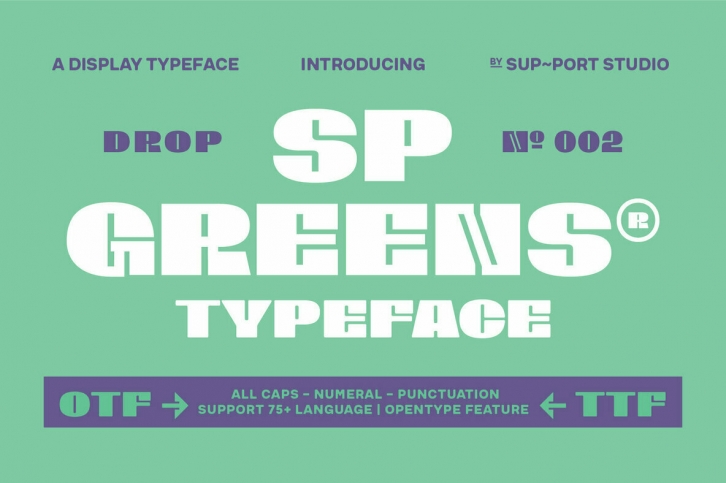 SP Greens Font Download