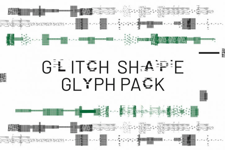 Glitch Shape Pack Font Download