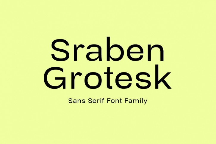 Sraben Grotesk Font Download