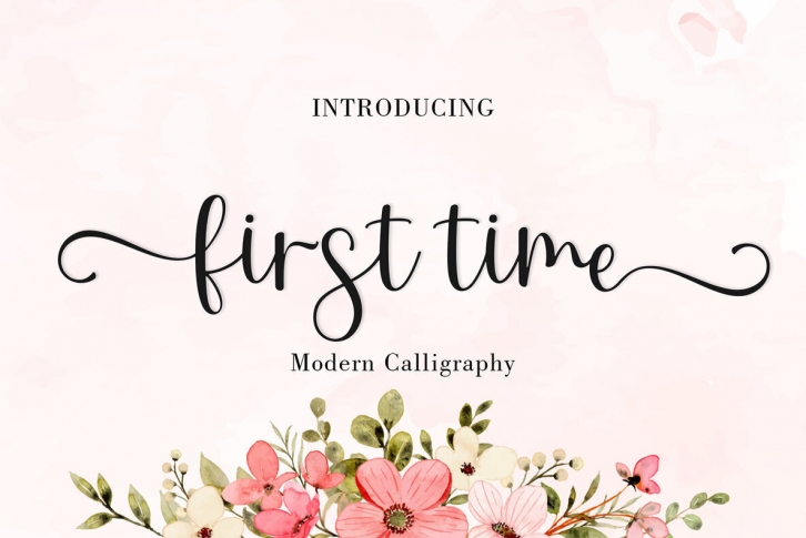 First Time Font Download