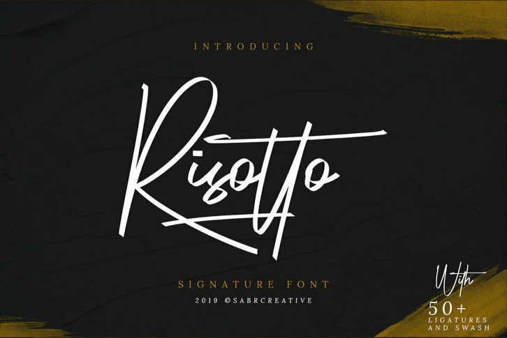 Risotto Signature Font Download